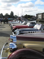 IOW 2013 - All lined up On Newport Quay (Photo by: Geoff & Roz)
