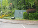 Entrance to Brooklands for Panther via the JTI Members Hill
(Campbells Hill) 

