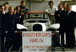 Panther cars Harlow - Start of production - 29th February 1988