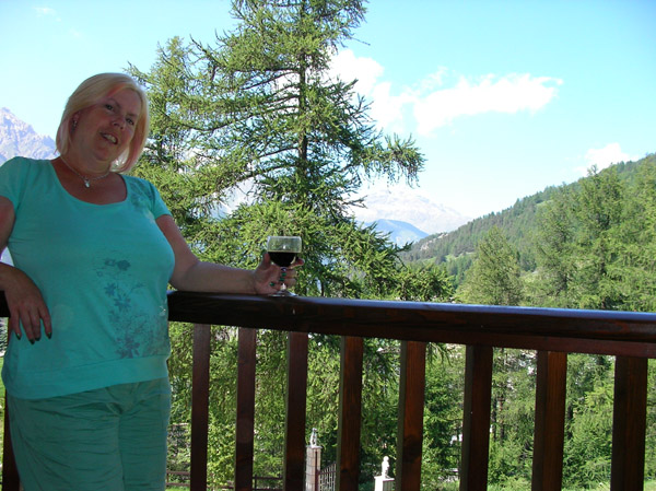 view from Hotel balcony