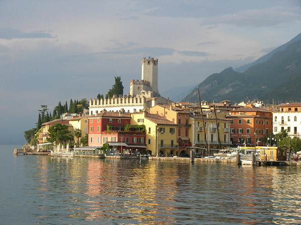 Malcesine in the evening sun