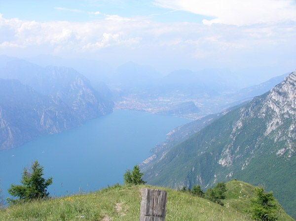 View of Riva from Mt Baldo
