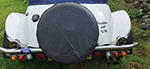 Panther original Black Vinyl Wheel cover