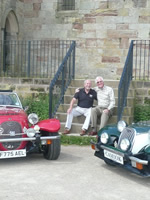 Stafford Castle Show -  Sunday 29th July 2012 / Bob Clare & Colin Rawlins kindly volunteered to attend (Photo by: Terry B.)