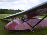 Fly Drive - Geoff ready for take off (Sunday
June 30th 2013)(Photo by: Geoff)