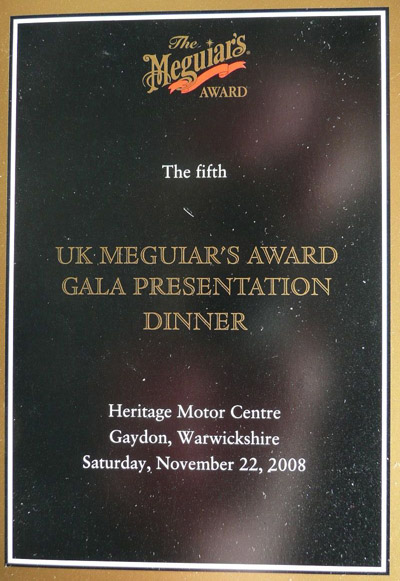 Meguiars Gala Night